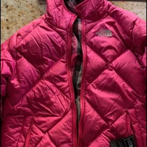Girl’s North Face reversible winter coat